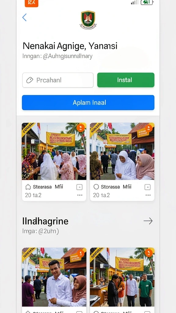 Tampilan antarmuka yang user-friendly dan menarik.