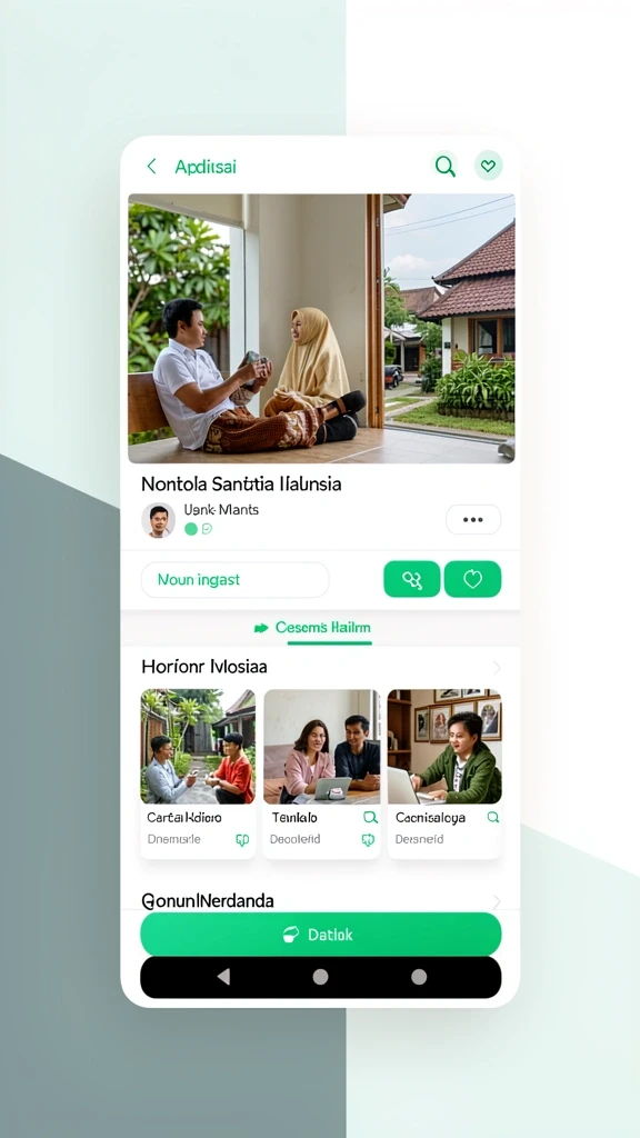 Tampilan utamanya yang menarik dan mudah dinavigasi.