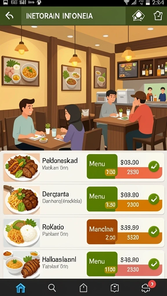 Tampilan antarmuka yang menarik dan user-friendly.