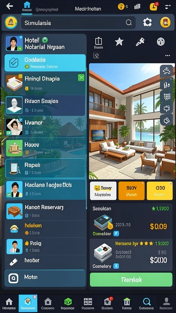 Screenshot menunjukkan fitur bonus yang menguntungkan.
