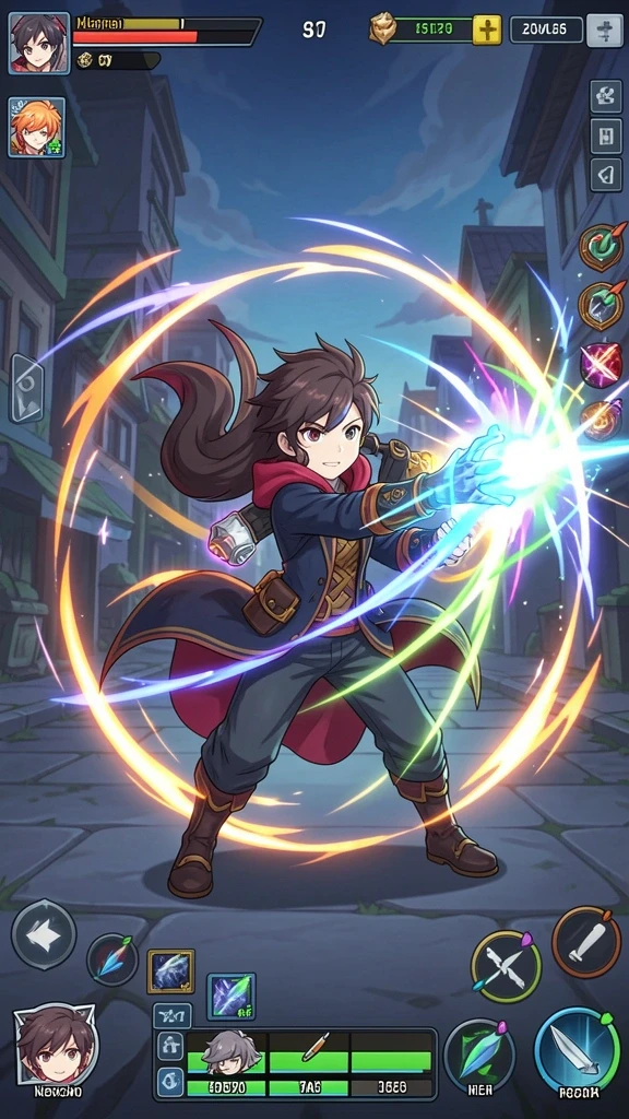 Visual grafis yang indah dan detail karakter.