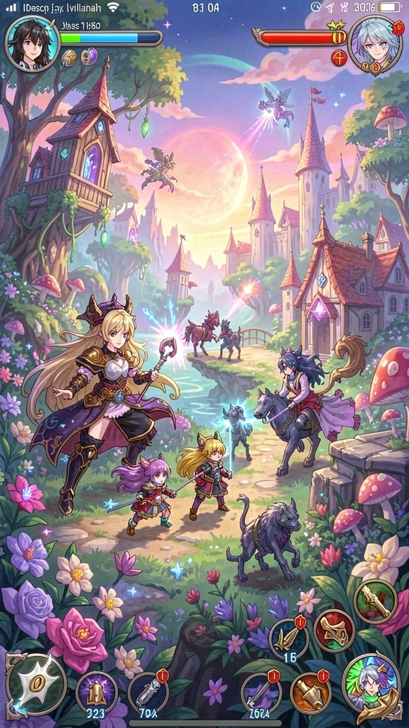 Gambar ini menampilkan fitur multiplayer yang memungkinkan pemain berkompetisi.
