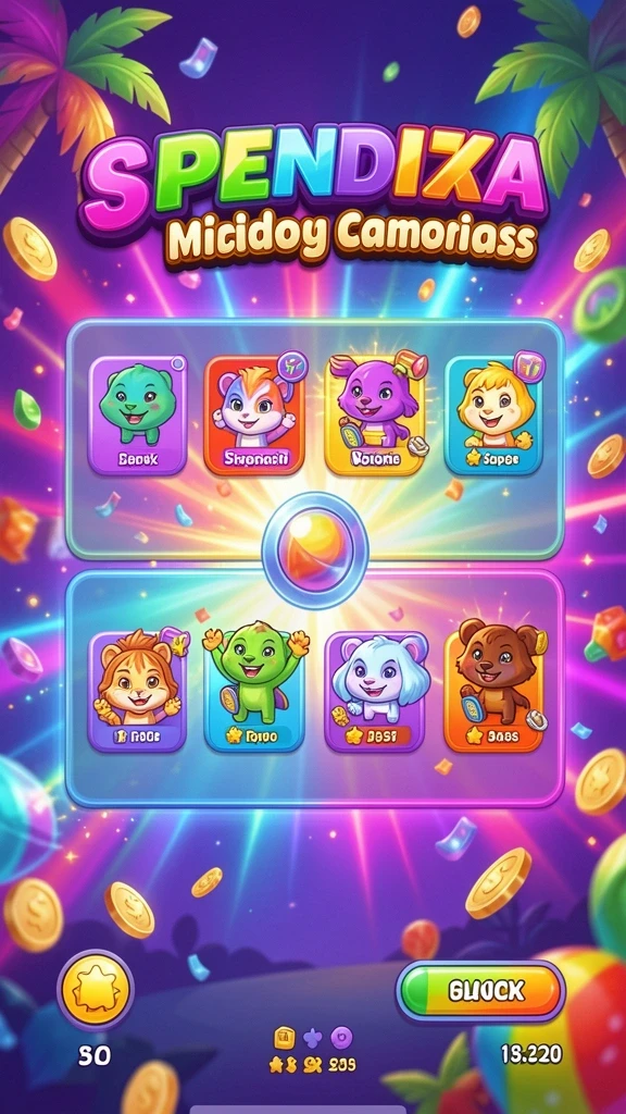 Screenshot menunjukkan karakter utama dalam pertempuran epik.