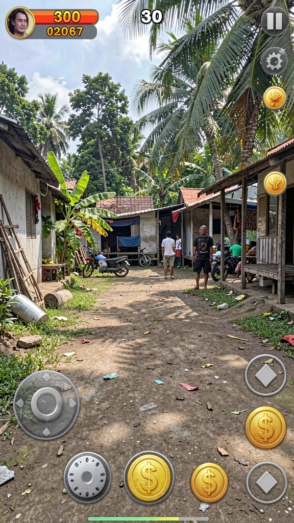 Tampilan mobil kustomisasi yang menarik.