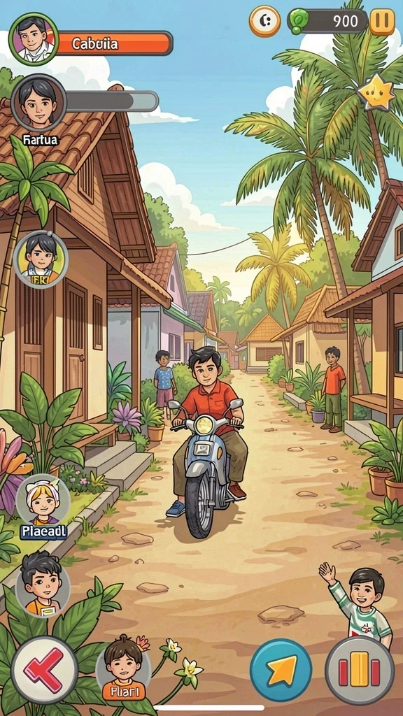 Mode multiplayer yang menghadirkan kompetisi seru.