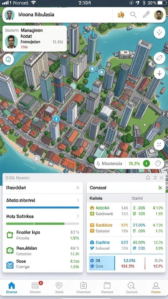 Tampilan antarmuka GUS77 yang menarik dan user-friendly.