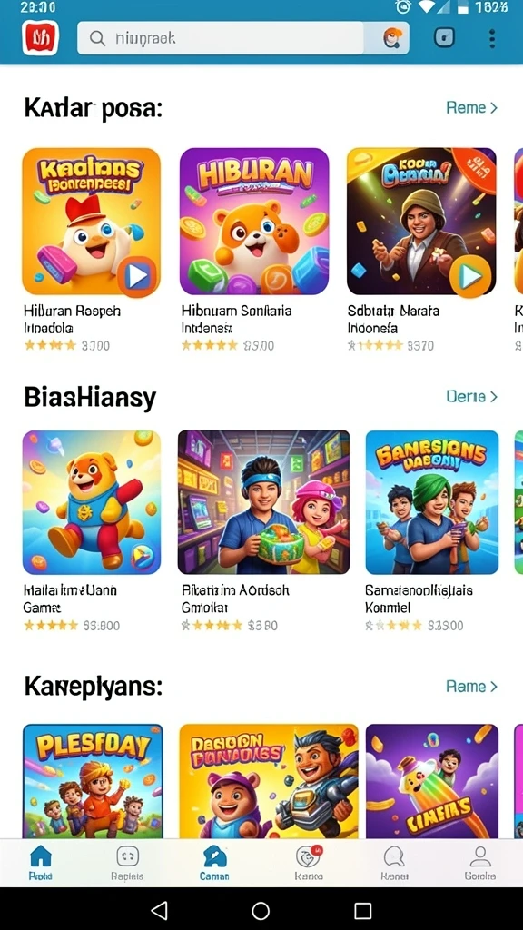Tangkapan layar menunjukkan lingkungan grafis yang indah dan detail.