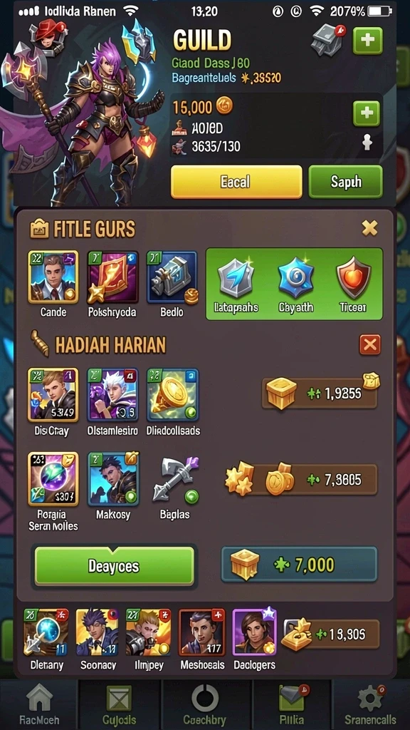 Screenshot menunjukkan karakter utama menjelajahi hutan lebat.