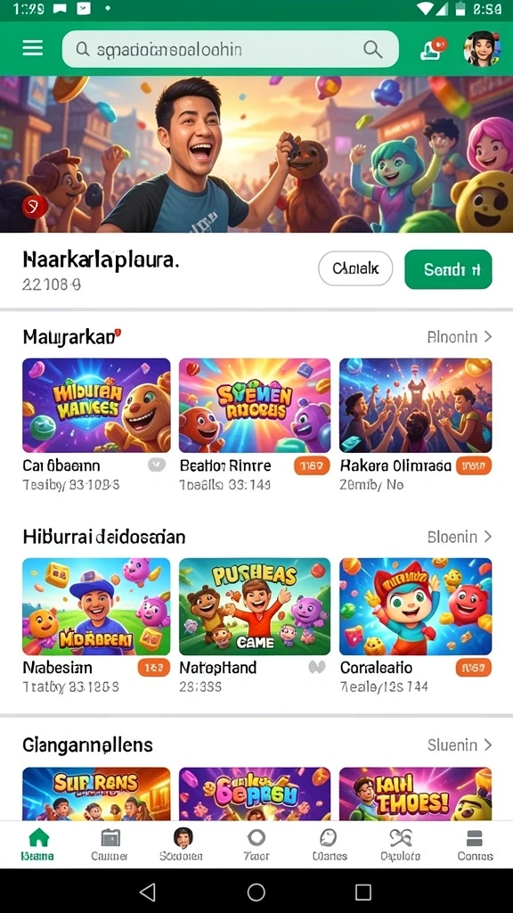Tampilan awal IDN89 dengan pilihan karakter yang menarik.