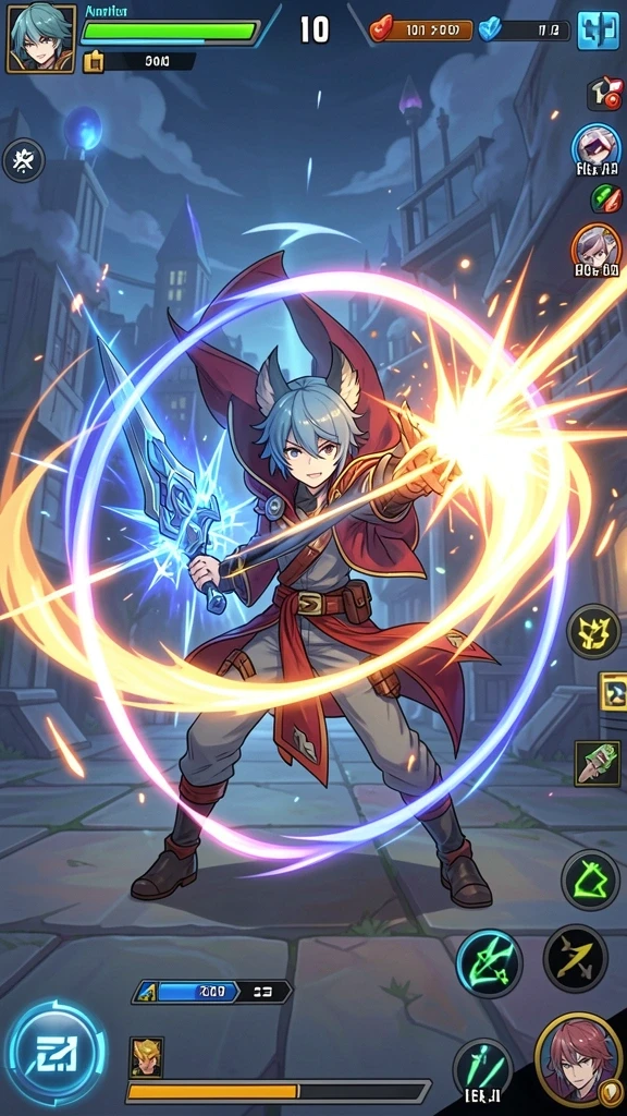 Gameplay seru di level pertama dengan tantangan yang mengasyikkan.