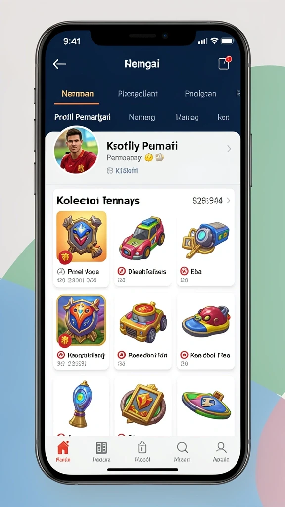 Tangkapan layar menampilkan karakter yang dapat dipilih oleh pemain.