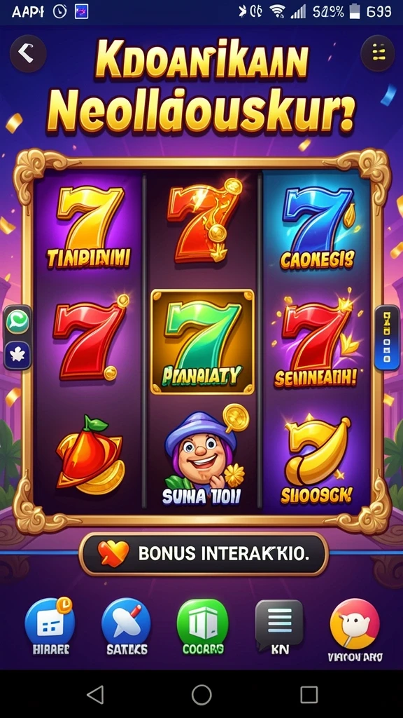 Kesempatan meraih jackpot dengan setiap putaran.