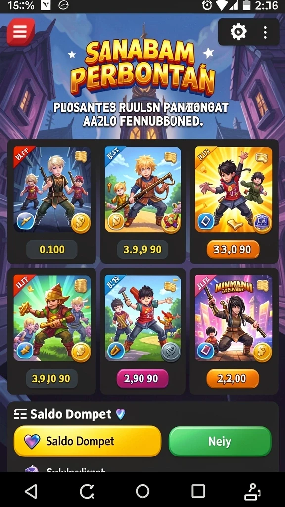 Mode multiplayer yang seru dan kompetitif.