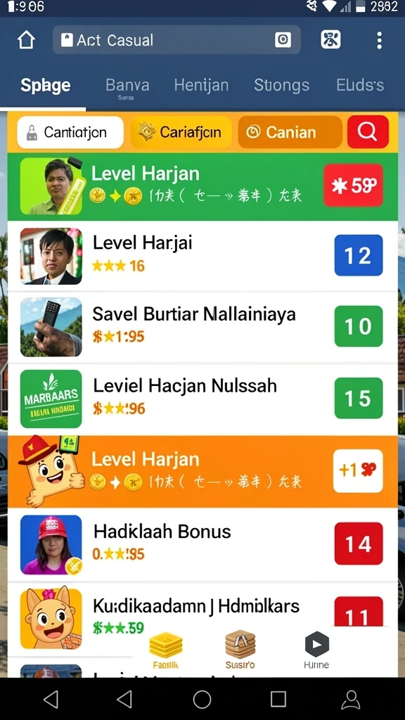 Berbagai karakter unik untuk dipilih dan dimainkan.