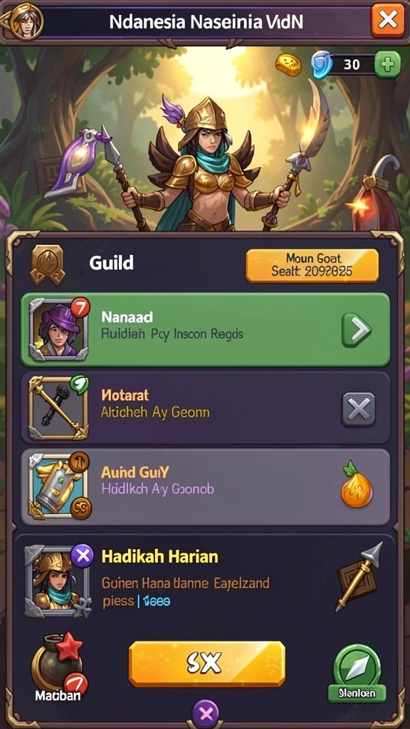 Screenshot ini menunjukkan fitur multiplayer saat pemain berkompetisi.