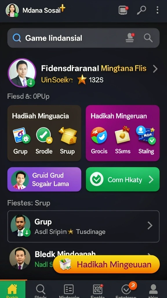 Pengalaman seru dengan beragam permainan menarik.