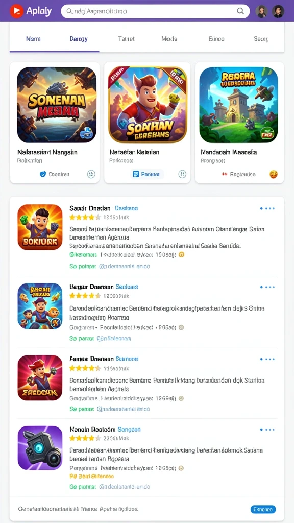 Sistem level yang menantang dan seru.