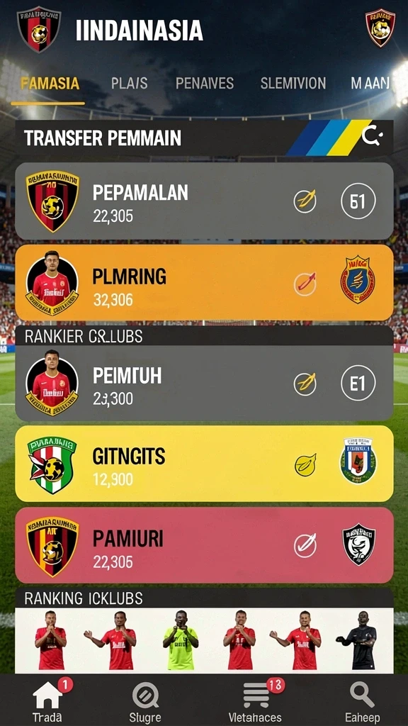 Skrin permainan terbaru yang menampilkan banyak pilihan game.