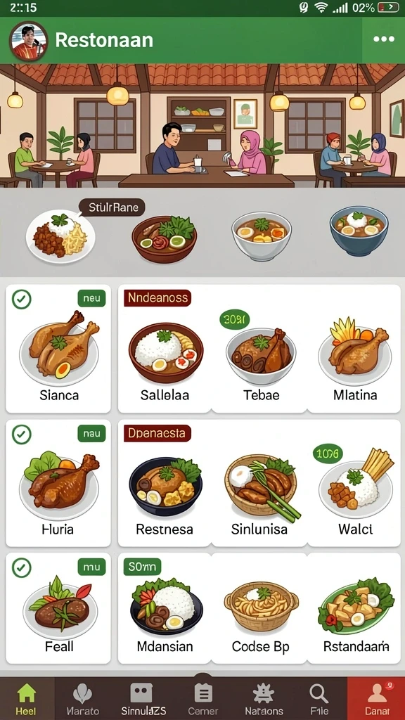 Screenshot aplikasi PASAR123 - fitur pencarian produk.