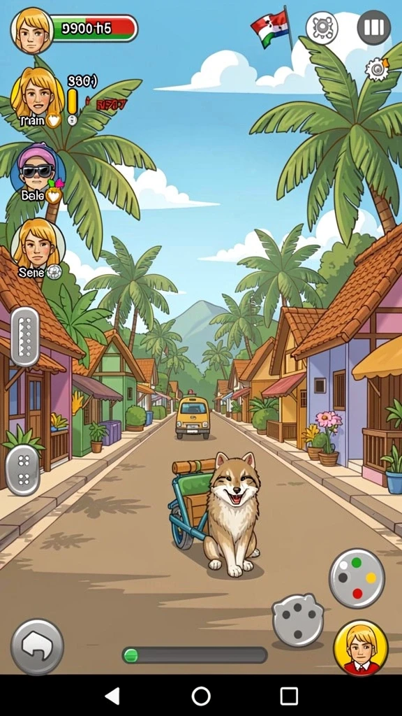 Beragam pilihan karakter yang menarik.