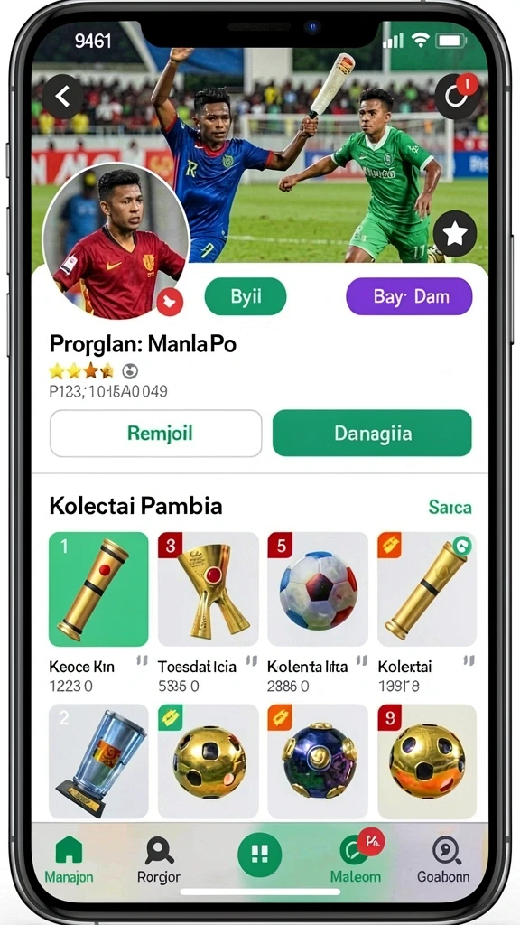 Turnamen bulanan dengan hadiah menarik.