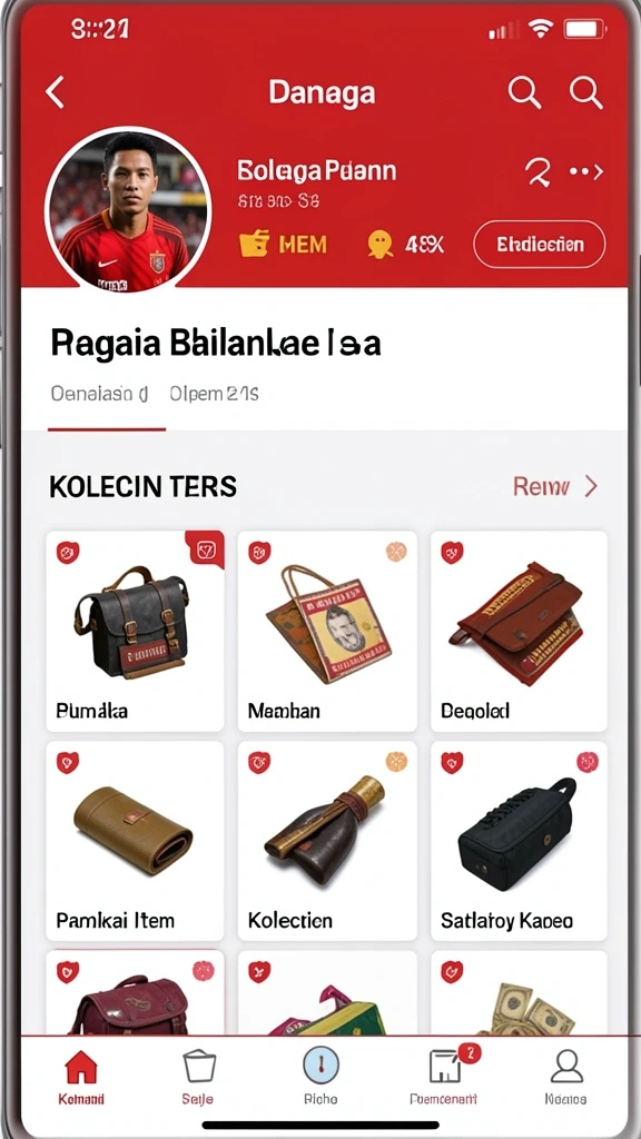 Karakter yang unik dan menarik.
