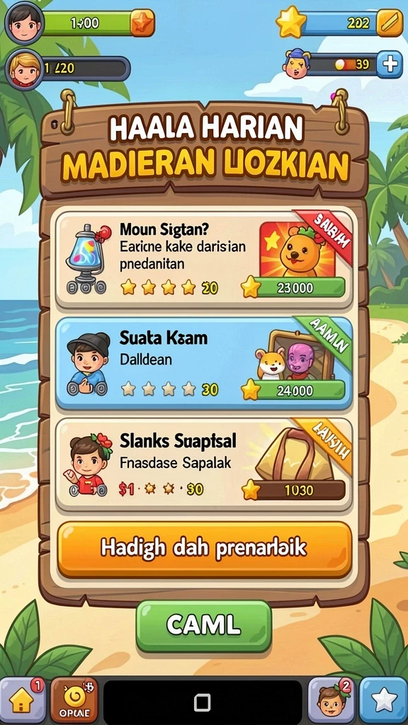 Screenshot menampilkan karakter utama dalam aksi.
