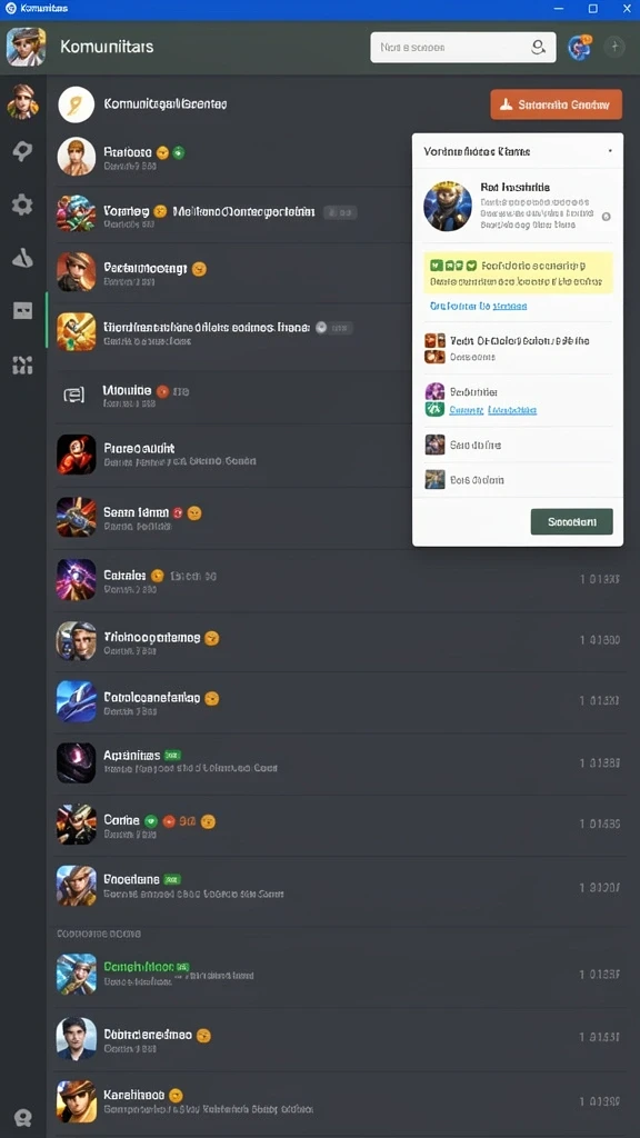 Screenshot dari event menarik dalam game.