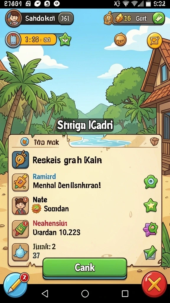 Fitur interaksi membuat permainan lebih seru.