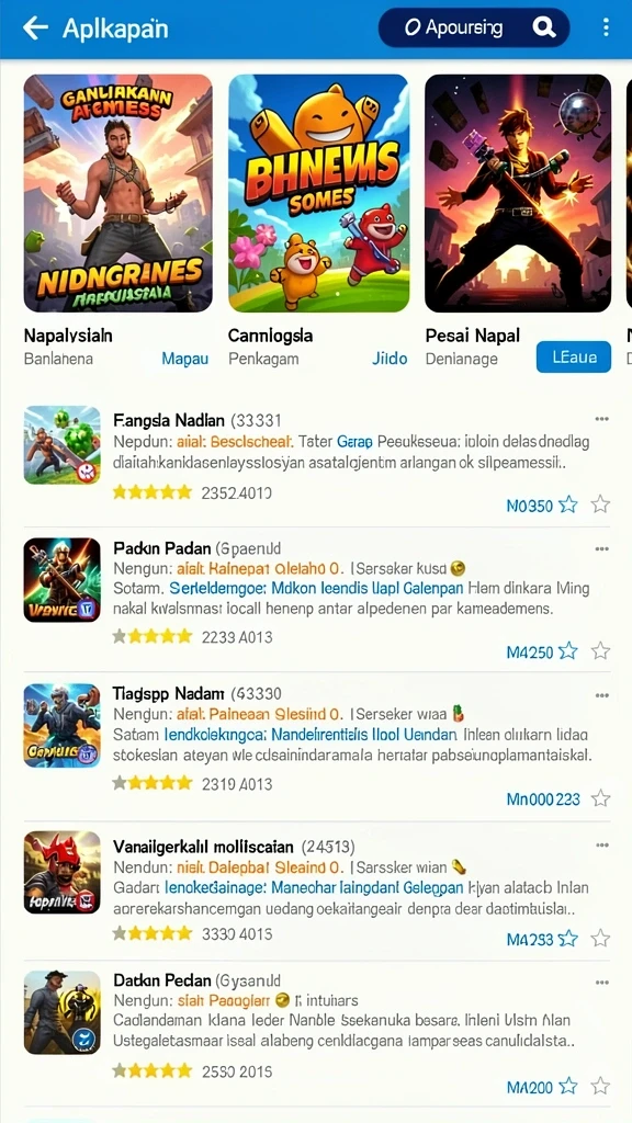 Tampilan antarmuka yang user-friendly.