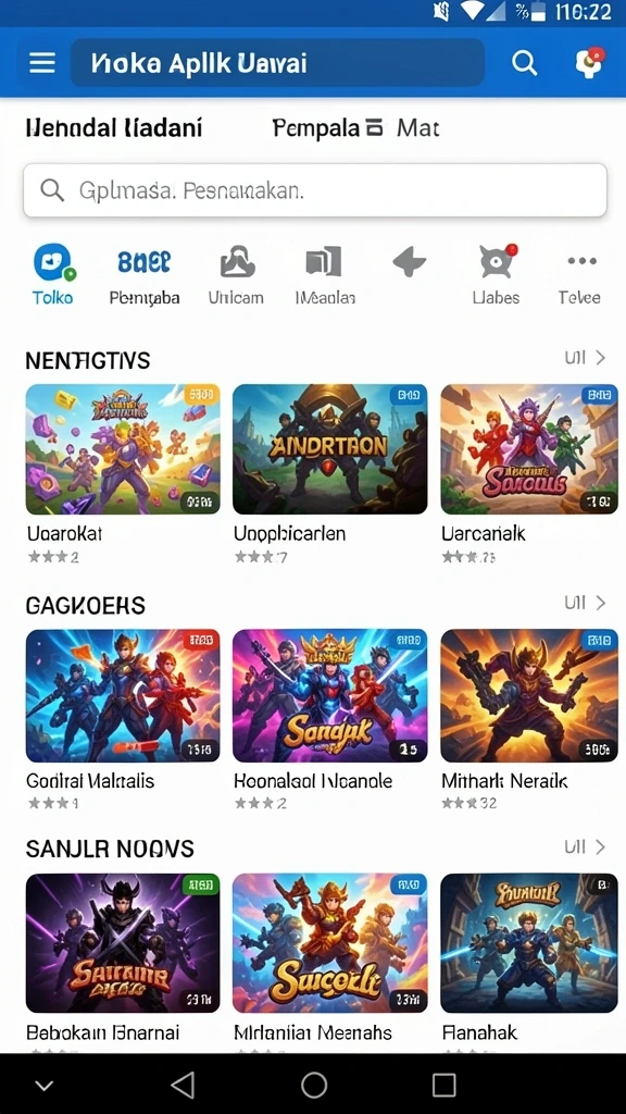 Screenshot dari mode permainan baru yang seru.