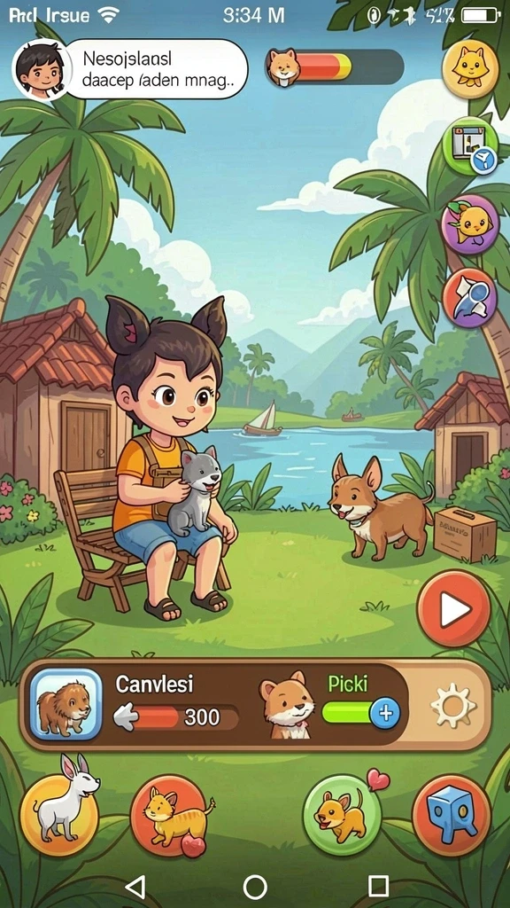 Mode permainan yang seru dan bervariasi.