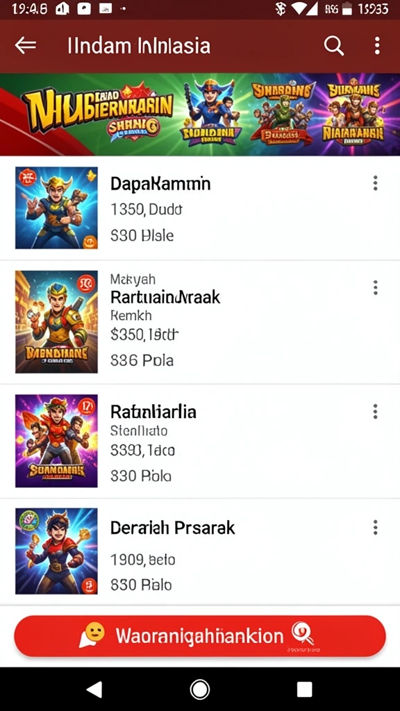 Tampilan antarmuka yang menarik dan mudah digunakan.