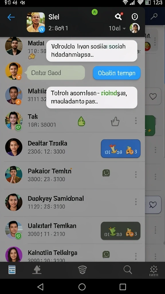 Berbagai jenis permainan taruhan tersedia di aplikasi.