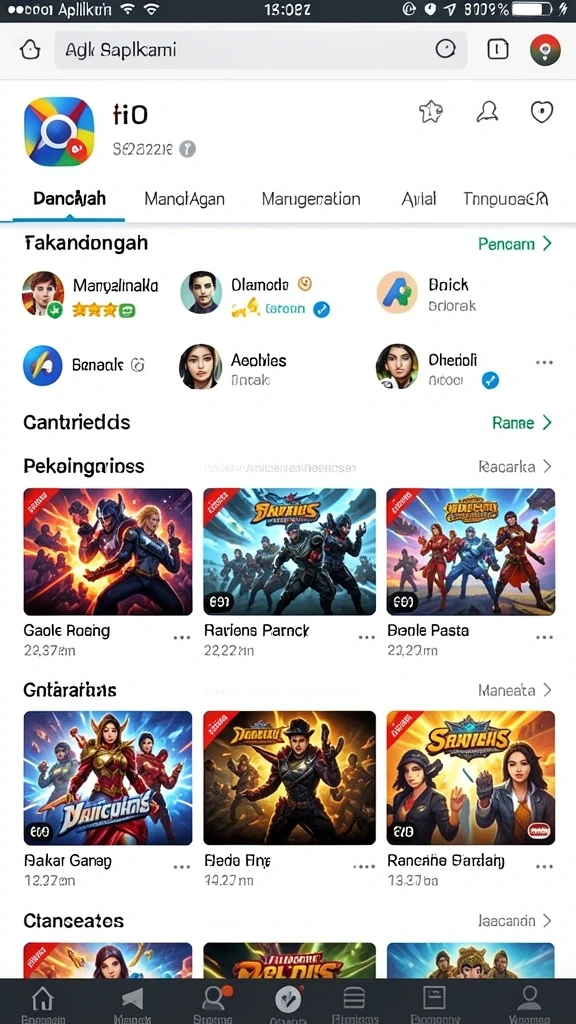 Tangkapan layar memperlihatkan misi yang sedang berlangsung.