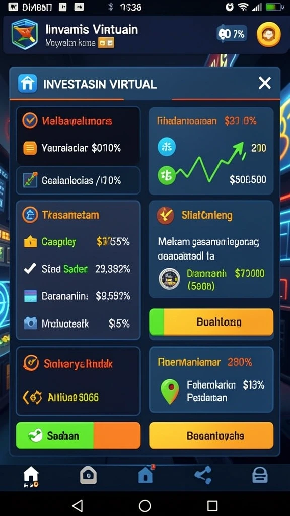 Pengaturan level yang beragam dan menantang.